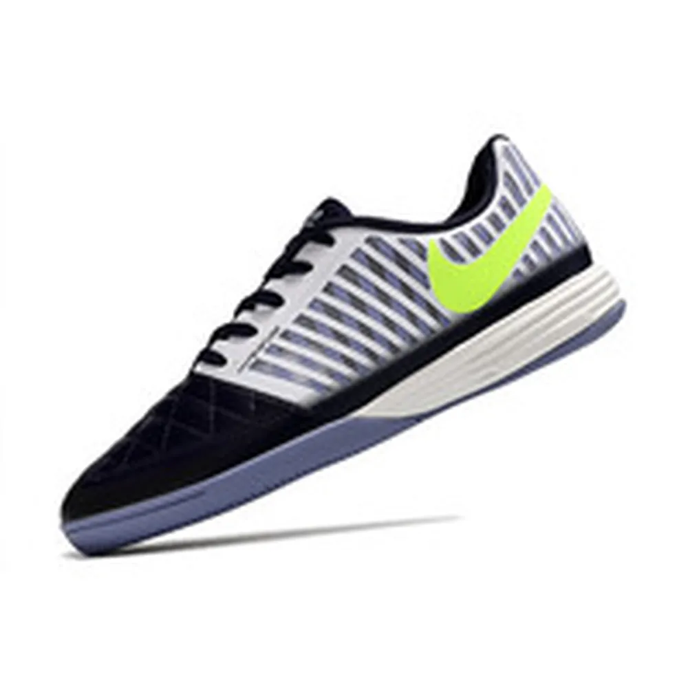 Chuteira Nike Lunar Gato II Futsal Azul e Verde | Controle