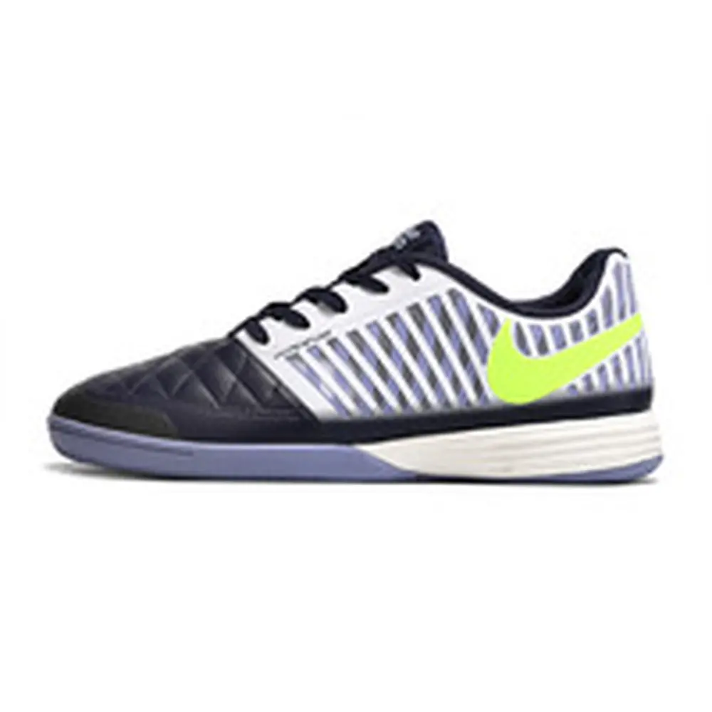 Chuteira Nike Lunar Gato II Futsal Azul e Verde | Controle