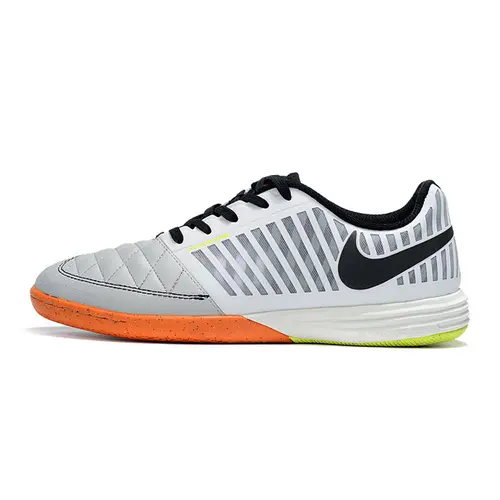 Chuteira Futsal Nike Lunar Gato II IC Branco e Cinza