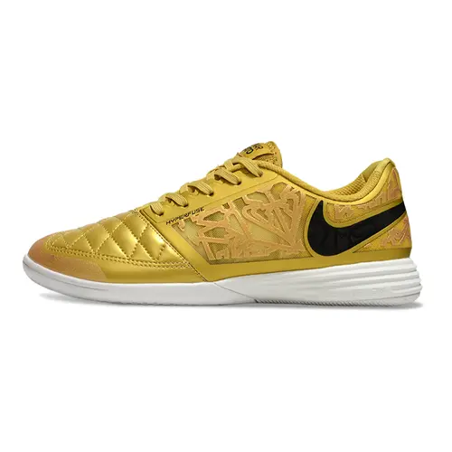 Chuteira Futsal Nike Lunar Gato II IC Dourada