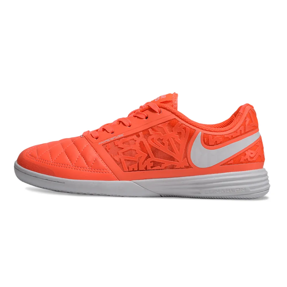 Chuteira Futsal Nike Lunar Gato II | Laranja e Branco - Farda