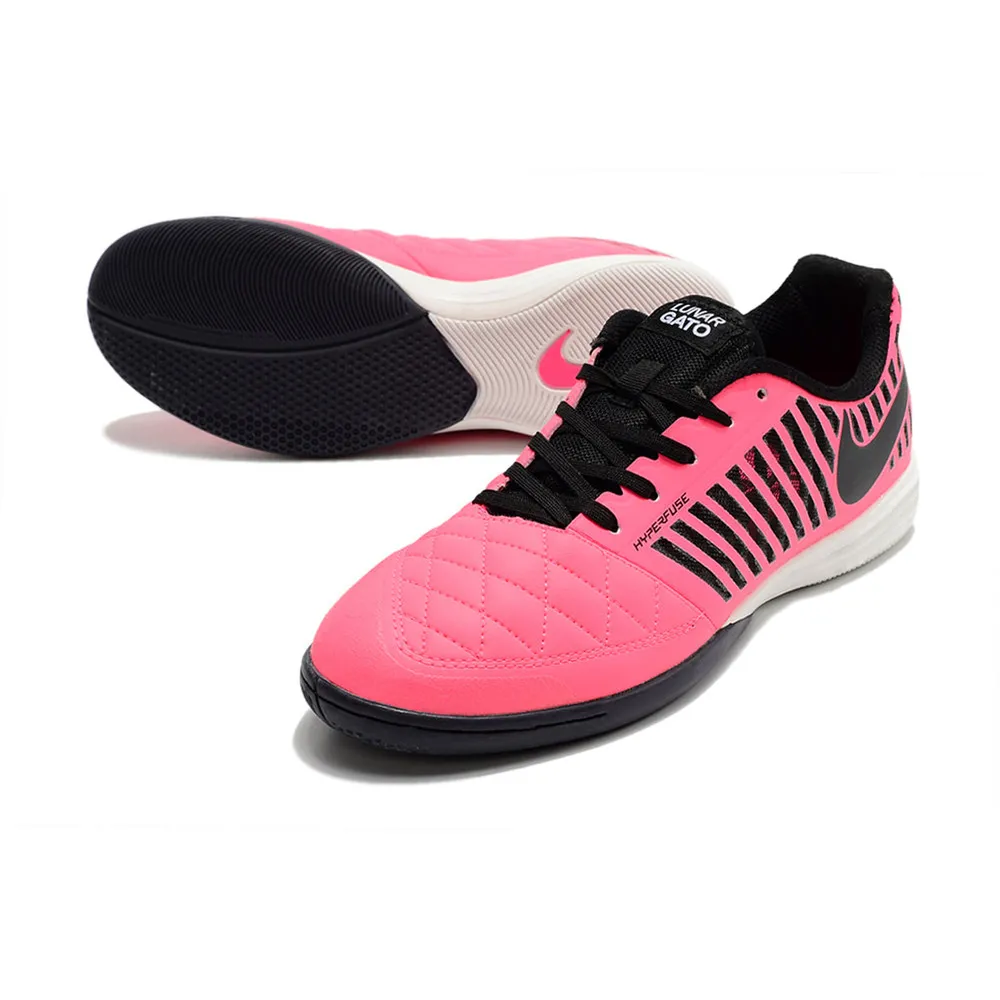 Chuteira Futsal Nike Lunar Gato | Rosa e Preto
