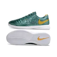 Chuteira Nike Lunar Gato II | Futsal Perfeita Verde Dourado - imagem 2
