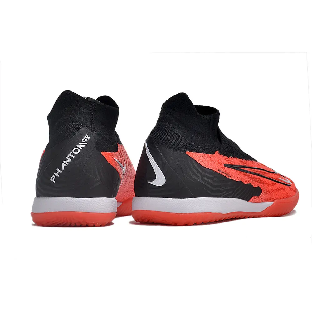 Chuteira Futsal Nike Phantom GX | Preta Vermelha Elite IC
