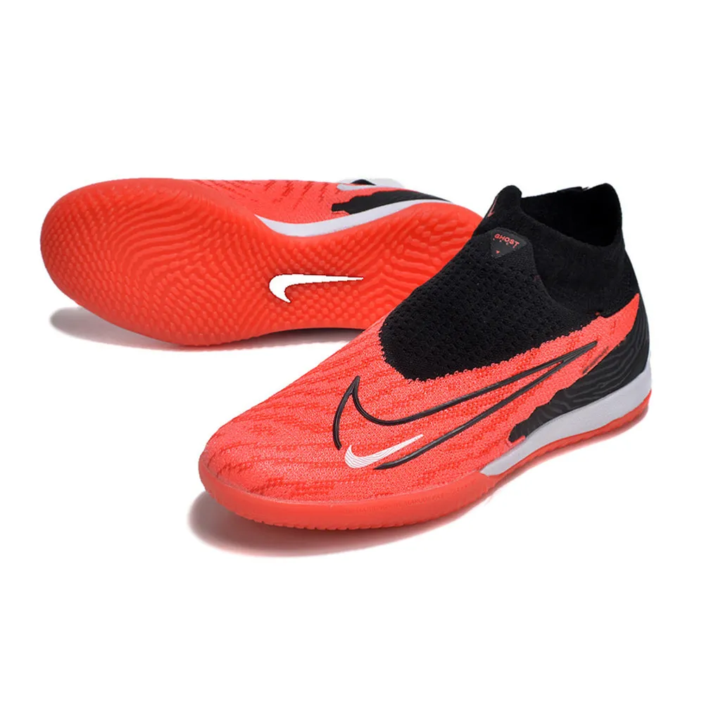 Chuteira Futsal Nike Phantom GX | Preta Vermelha Elite IC