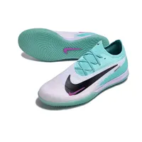 Chuteira Futsal Nike Phantom GX Elite IC Branca e Verde - imagem 4