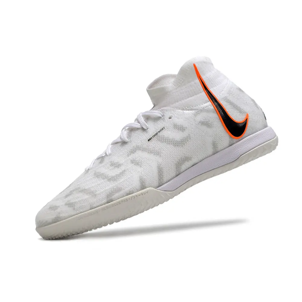 Chuteira Futsal Nike Phantom Luna Elite IC Branca Laranja