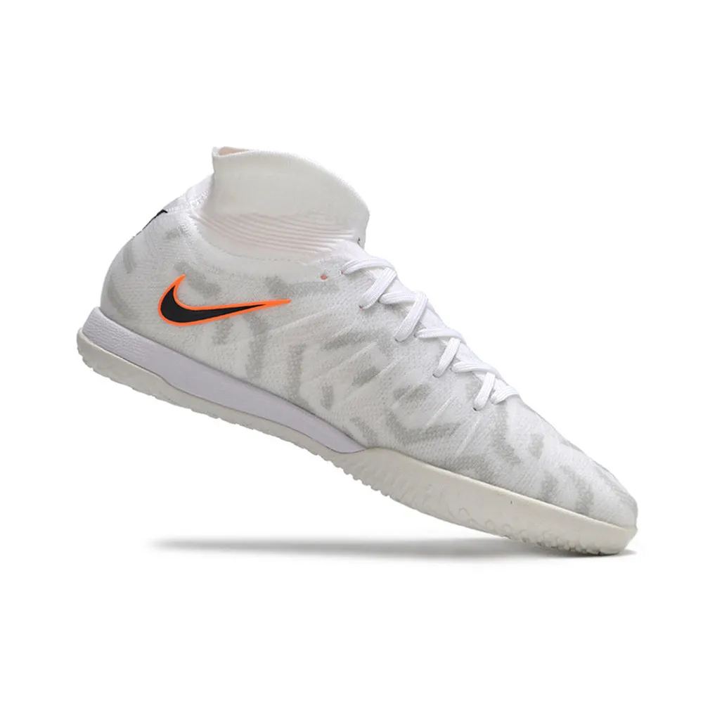 Chuteira Futsal Nike Phantom Luna Elite IC Branca Laranja