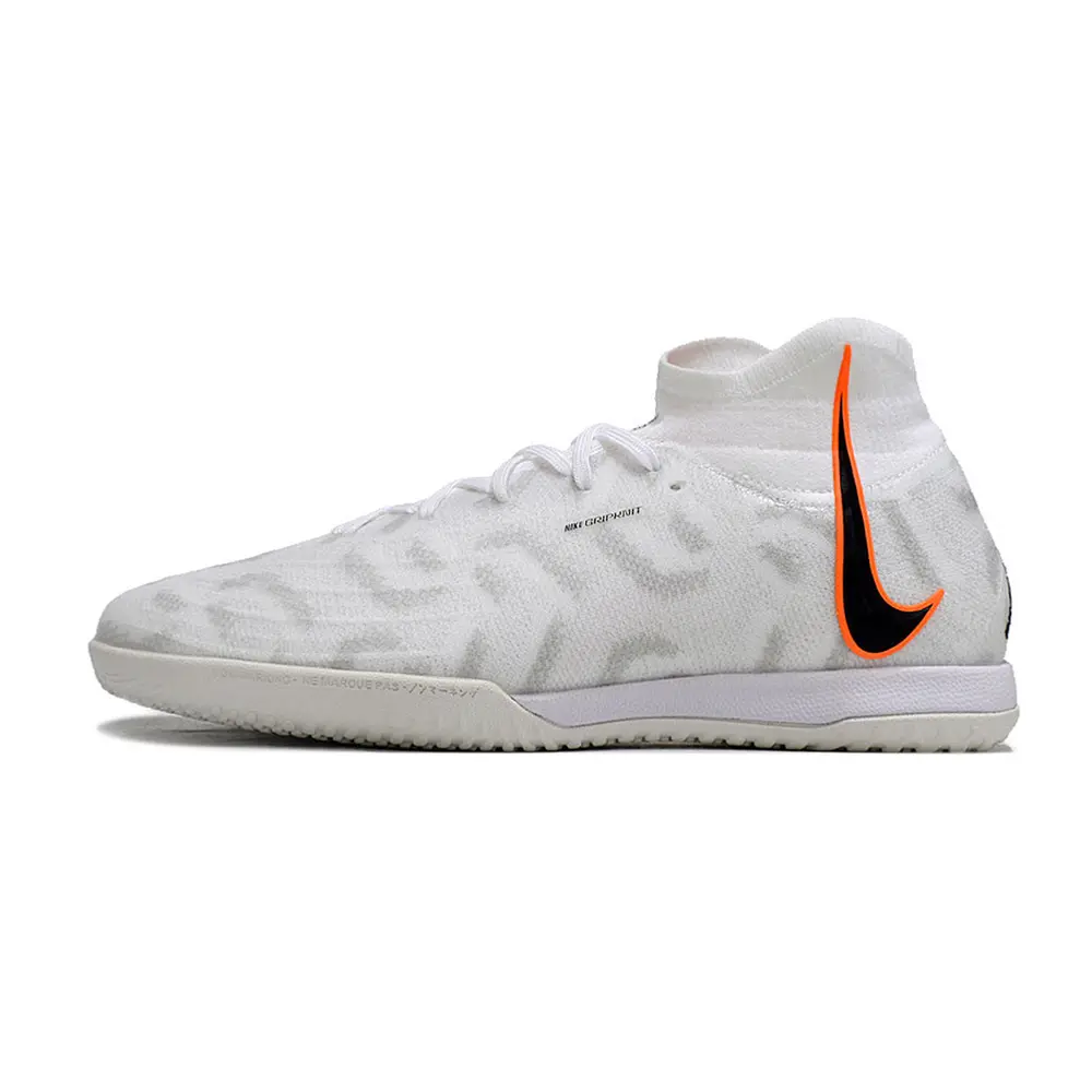 Chuteira Futsal Nike Phantom Luna Elite IC Branca Laranja