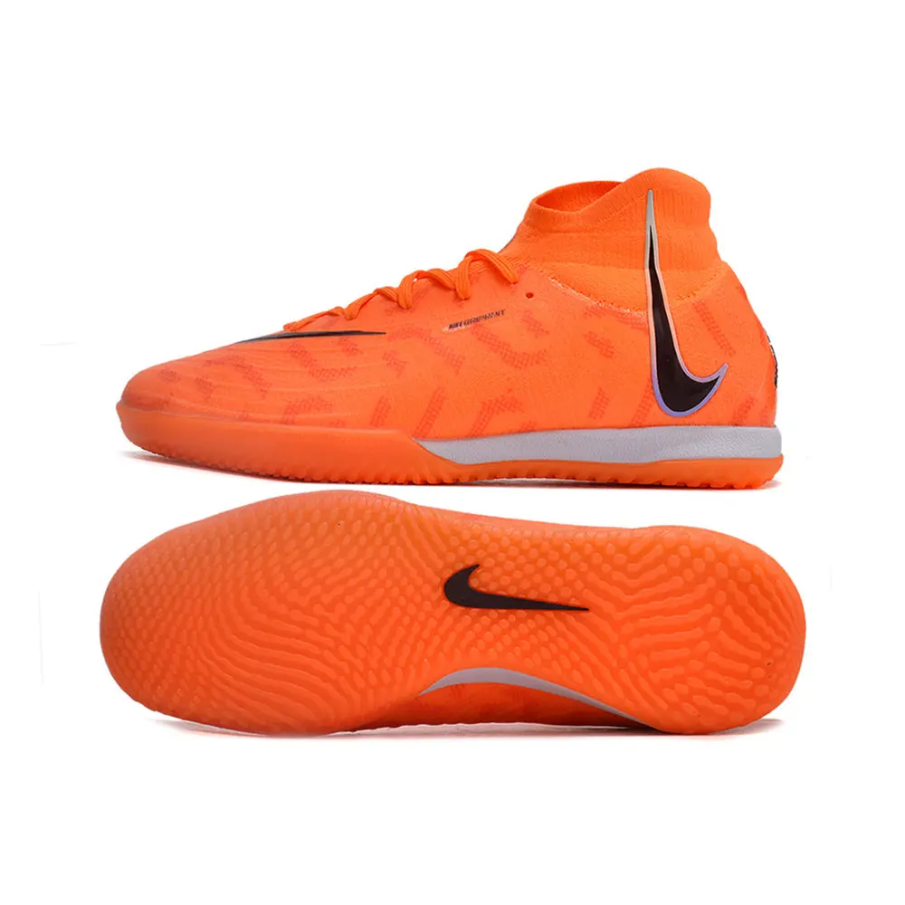 Chuteira Futsal Nike Phantom Luna | Elite IC Laranja Conforto
