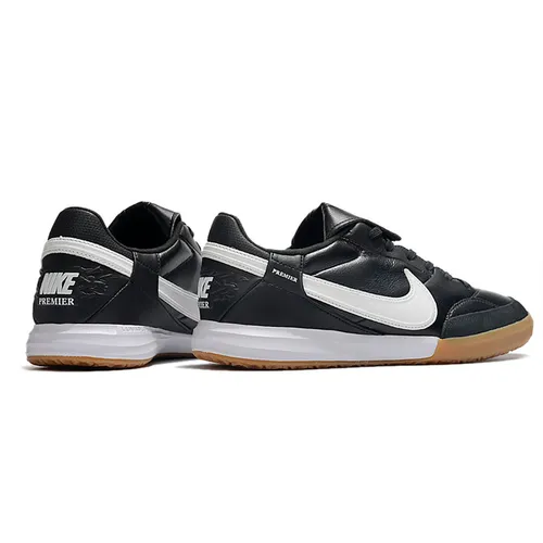 Chuteira Futsal Nike Premier 3 IC Preta e Branca
