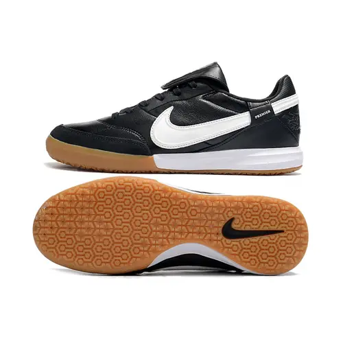 Chuteira Futsal Nike Premier 3 IC Preta e Branca
