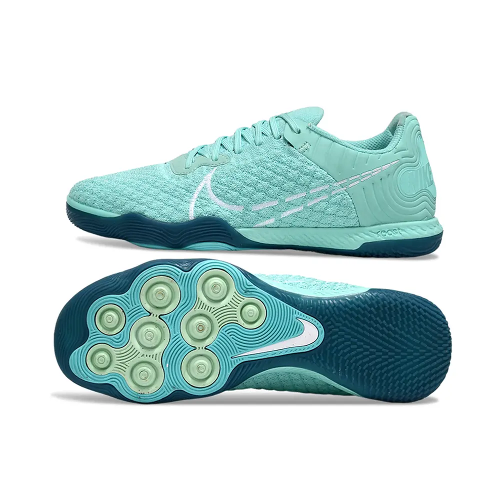 Chuteira Futsal Nike React Gato IC Verde | Controle Refinado