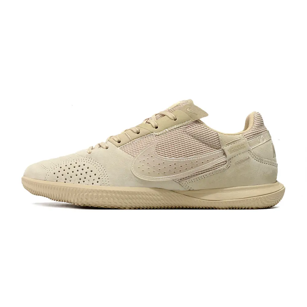 Chuteira Futsal Nike Street Gato IC Bege | Conforto e Controle