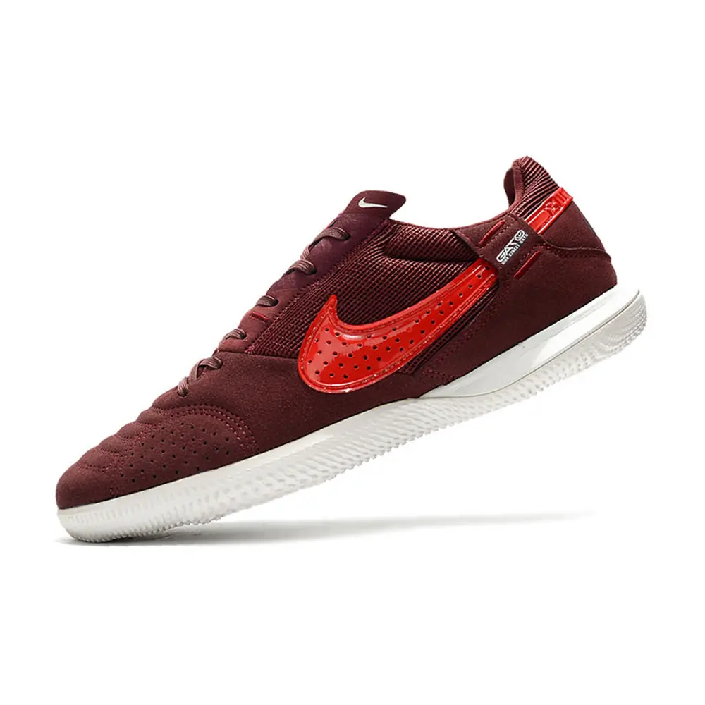 Chuteira Futsal Nike | Street Gato IC Bordo & Vermelho