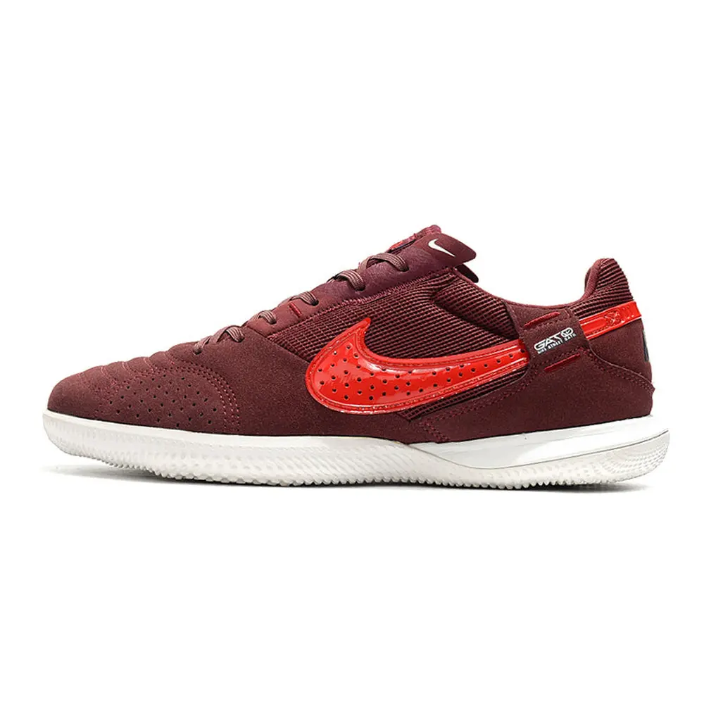 Chuteira Futsal Nike | Street Gato IC Bordo & Vermelho