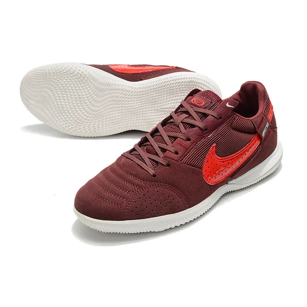 Chuteira Futsal Nike | StreetGato IC Bordo & Vermelho
