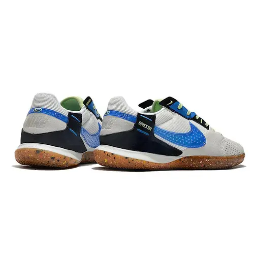 Chuteira Futsal Nike StreetGato IC Cinza, Preta e Azul