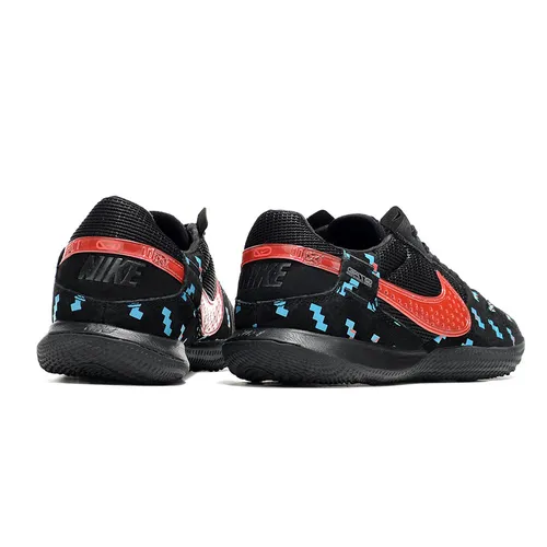 Chuteira Futsal Nike Street Gato IC Preta e Vermelho
