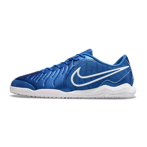 Chuteira Futsal Nike Tiempo Legend 10 Academy IC Azul e Branco 