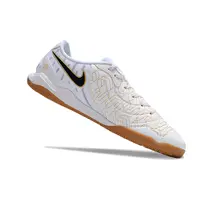 Chuteira Futsal Nike Tiempo Legend 10 | Academy IC Branca Dourada - imagem 5