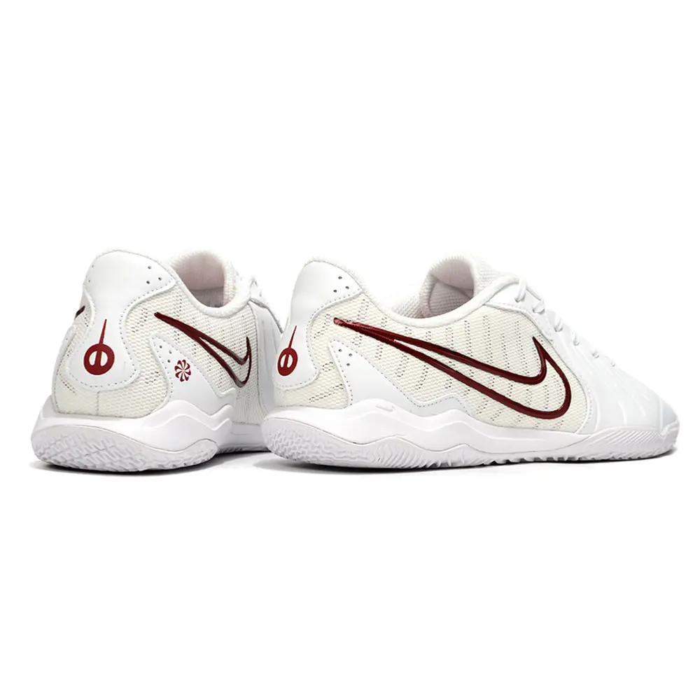 Chuteira Futsal Nike Tiempo Academy IC Branca e Vermelha
