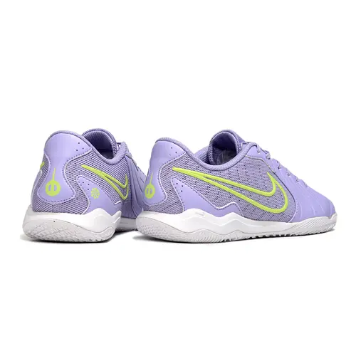 Chuteira Futsal Nike Tiempo Legend 10 Academy IC Roxo e Verde