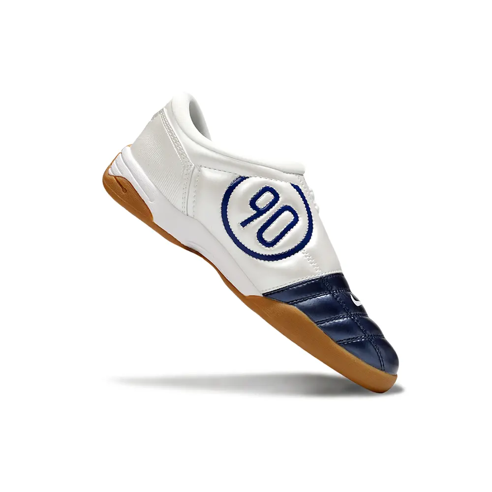 Chuteira Futsal Nike Total 90 IC Azul e Branco | Estilo Retrô