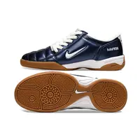 Chuteira Futsal Nike Total 90 IC Azul e Branco | Estilo Retrô - imagem 4
