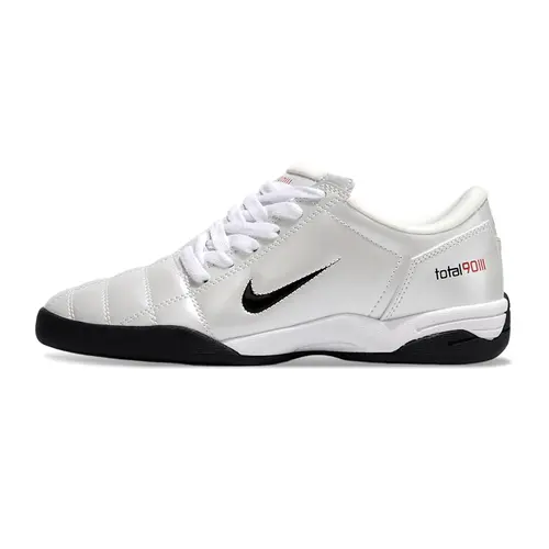Chuteira Futsal Nike Total 90 IC Branca e Vermelha