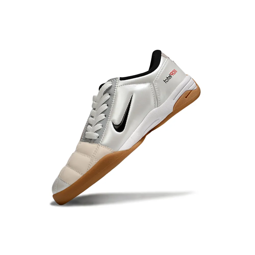 Chuteira Futsal Nike Total 90 IC Creme | performance alta