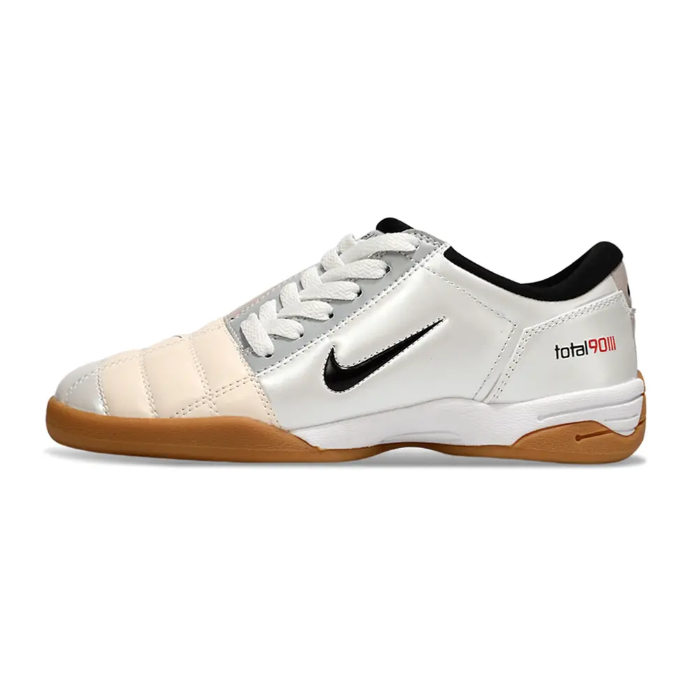 Chuteira Futsal Nike Total 90 IC Creme | performance alta