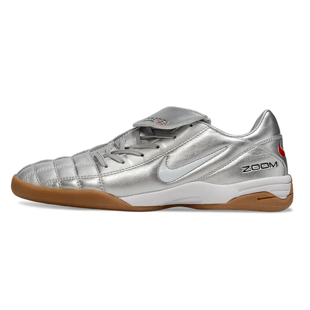 Chuteira Futsal Nike Total 90 IC Prata | Estilo e Desempenho