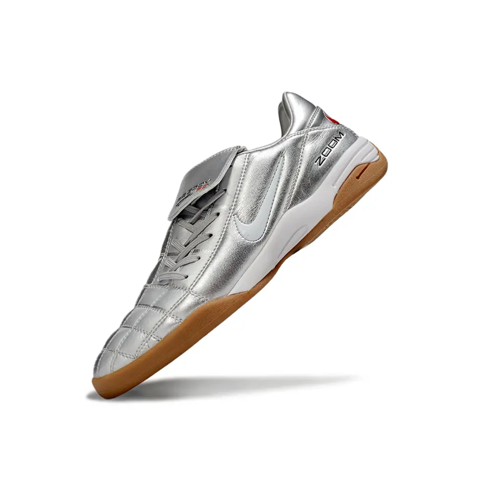 Chuteira Futsal Nike Total 90 IC Prata | Estilo e Desempenho