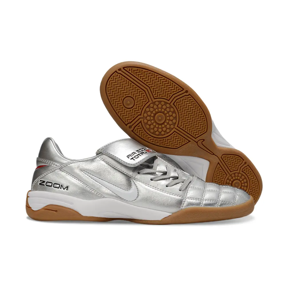 Chuteira Futsal Nike Total 90 IC Prata | Estilo e Desempenho