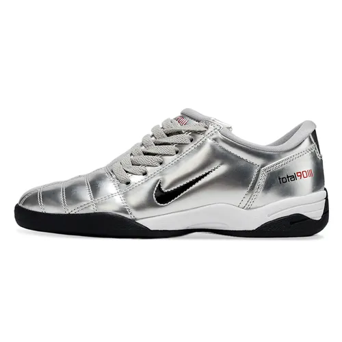 Chuteira Futsal Nike Total 90 IC Prata e Preta