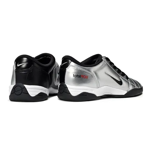 Chuteira Futsal Nike Total 90 IC Prata e Preto