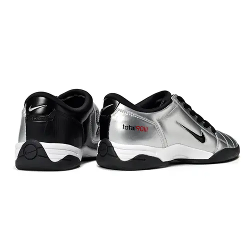 Chuteira Futsal Nike Total 90 IC Prata e Preto