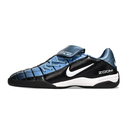Chuteira Futsal Nike Total 90 IC Preto e Azul