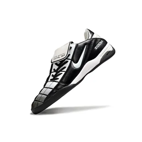 Chuteira Futsal Nike Total 90 IC Preto e Branco