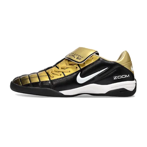Chuteira Futsal Nike Total 90 IC Preto e Dourado