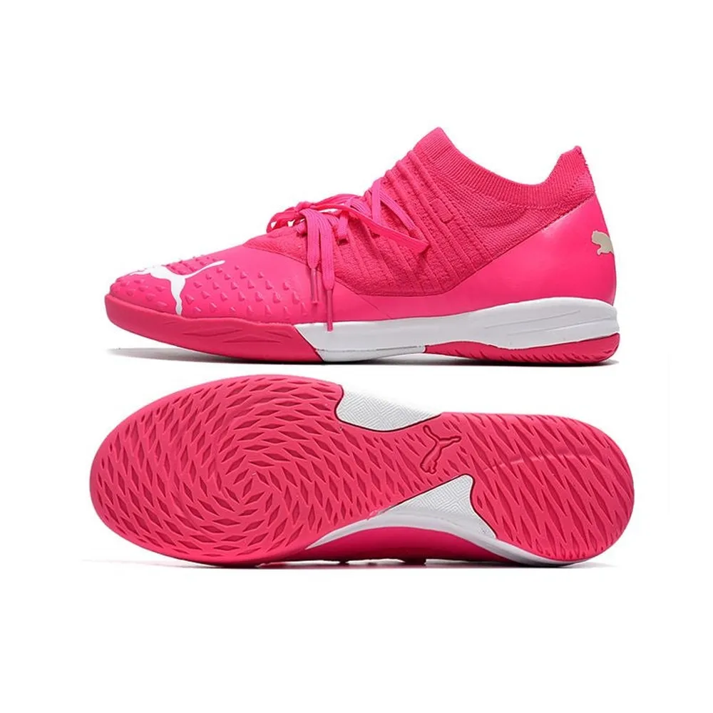 Chuteira Futsal Puma Future Z Rosa | Leve e Confortável