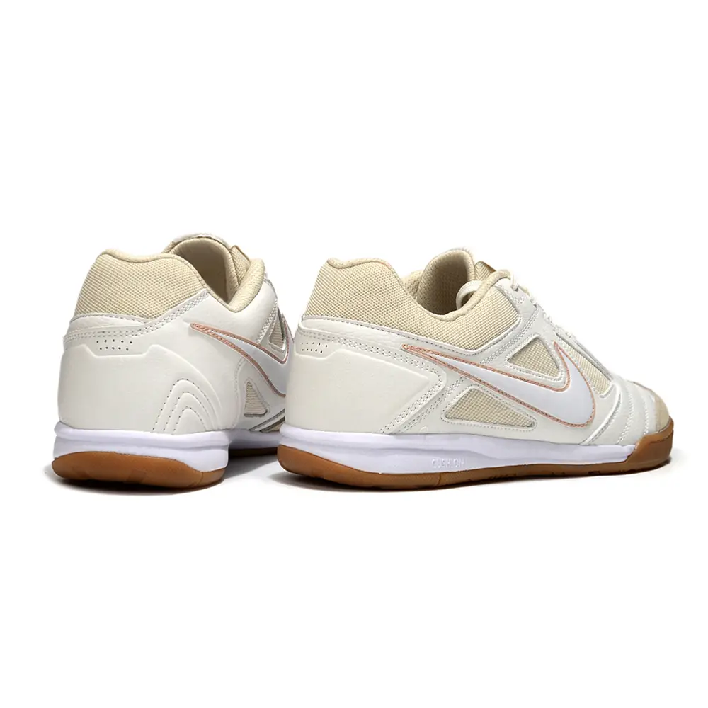 Chuteira Futsal Supreme Nike SB Bege | Design Exclusivo