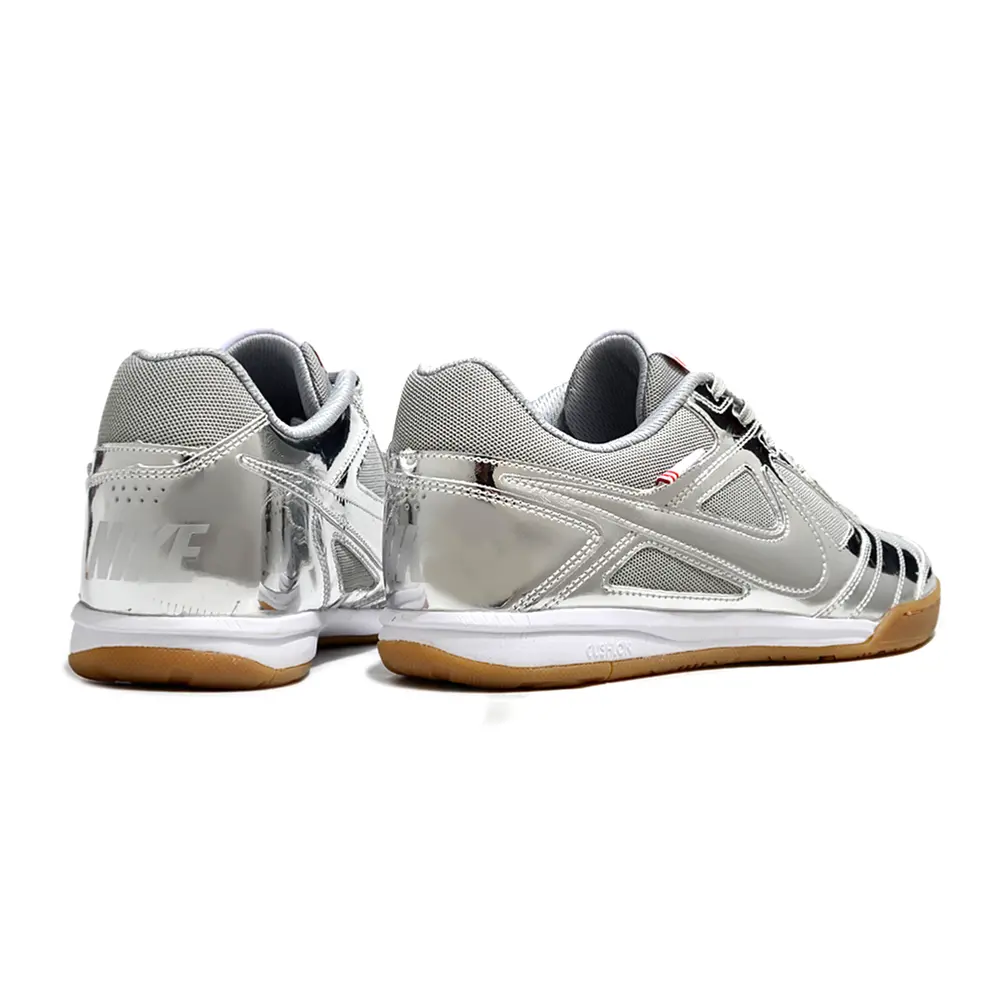 Chuteira Futsal Nike | Supreme SB Gato Prata