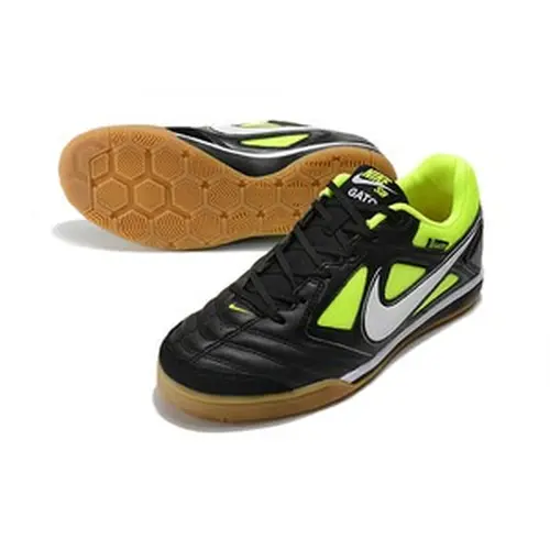 Chuteira Futsal Supreme x Nike SB Gato IC Preta e Verde