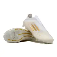 Chuteira Infantil Campo Adidas F50 Branca Dourada | Conforto e estilo - imagem 4