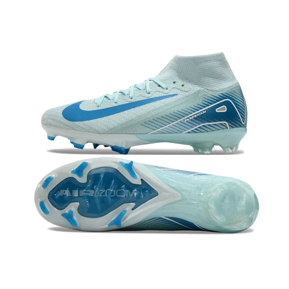 Chuteira Infantil Campo Nike | Air Zoom Azul Elite FG