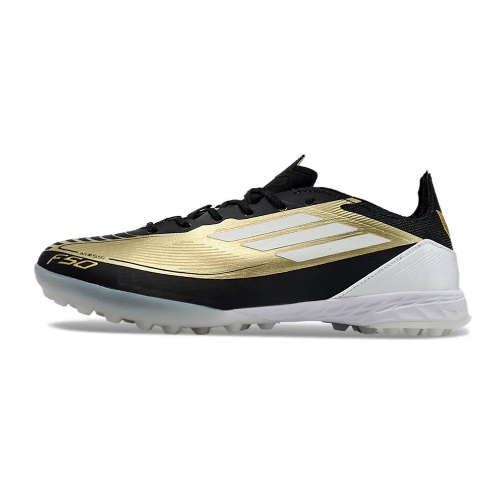 Chuteira Infantil Society Adidas | Design Dourado e Preto