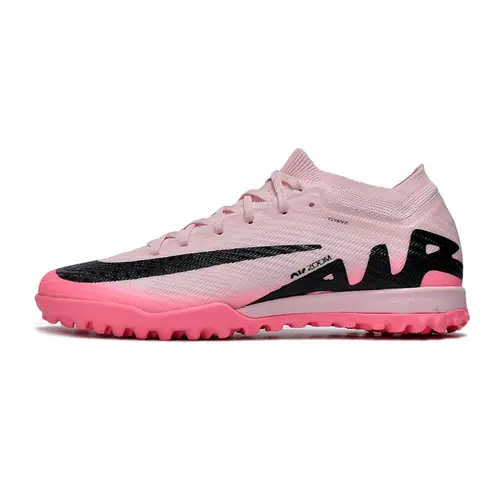Chuteira Infantil Society Nike Air Zoom Mercurial Vapor 15 Elite TF Rosa 