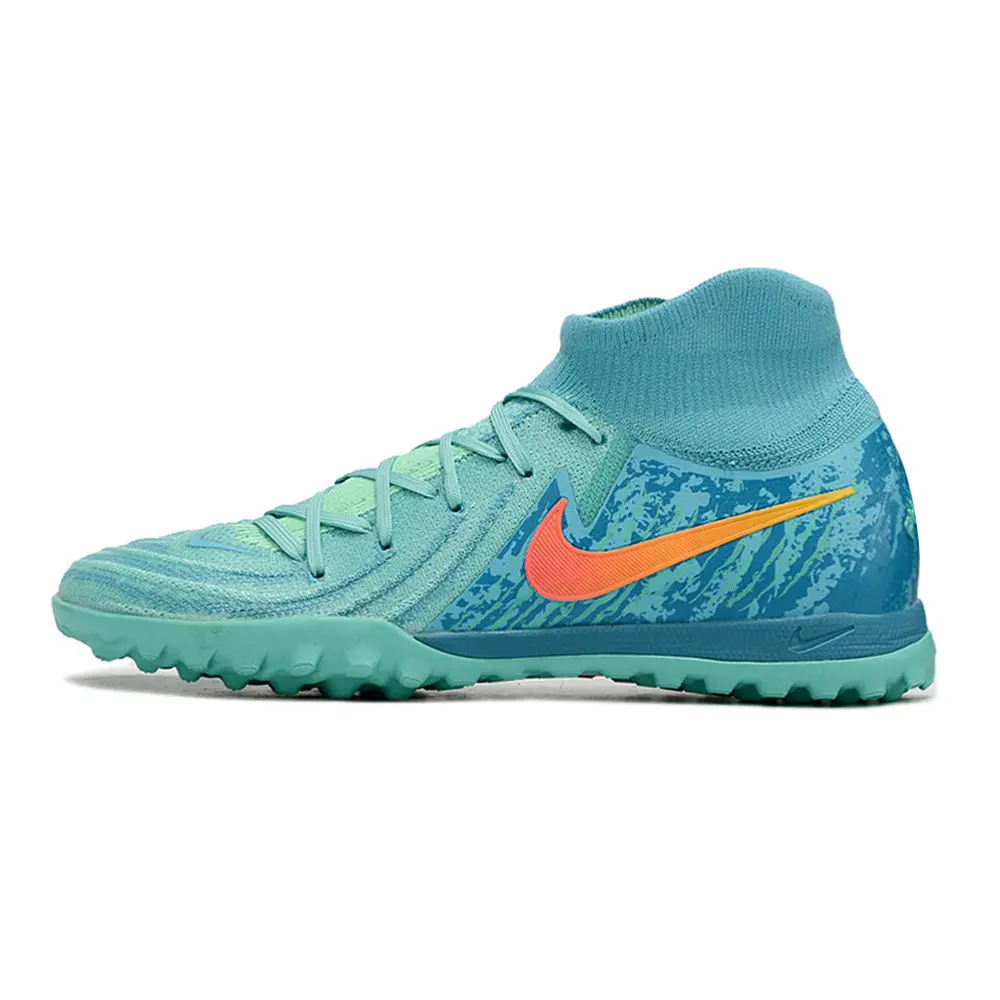 Chuteira Society Nike Infantil | Azul e Verde Elite TF